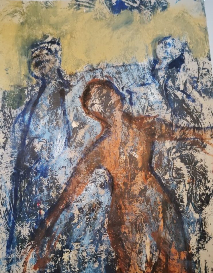 Oeuvre peinte de cathy Gagnaire